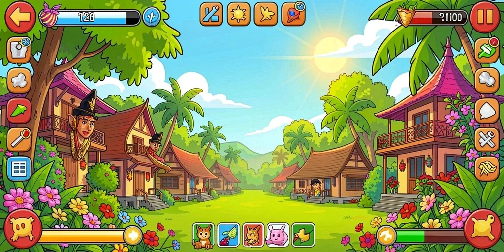id678 - Tangkapan layar menunjukkan level baru yang menantang.