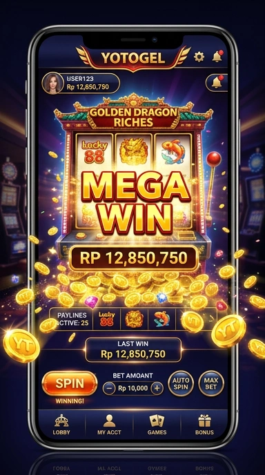 Layar utama yotogel — antarmuka bersih setelah instalasi